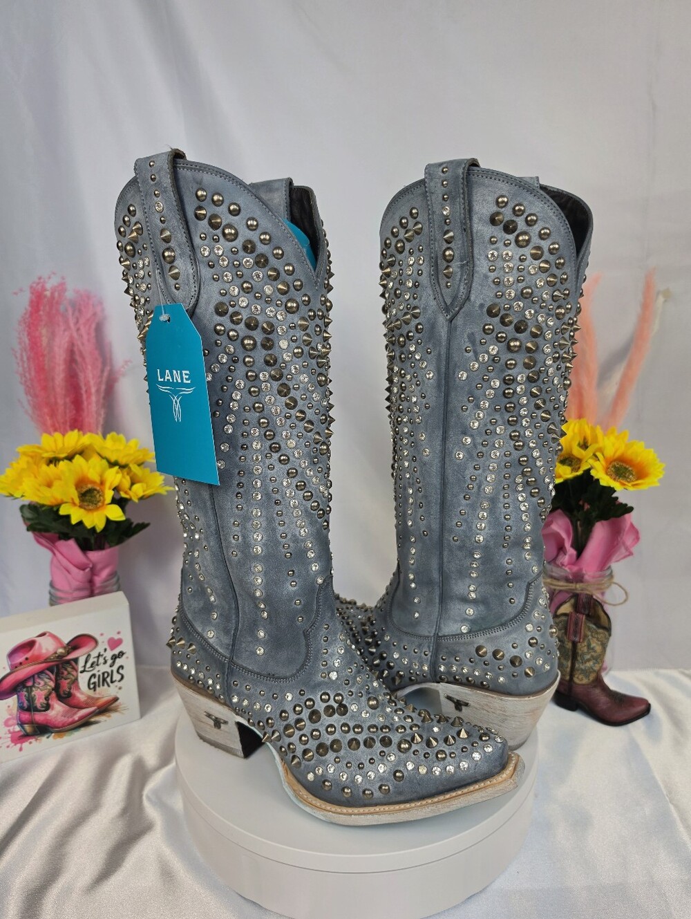 LANE Dolly Cowgirl Boots 8